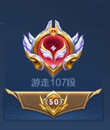 你走过的路,每一步都算数 无畏游走段位+1 → 107段 
