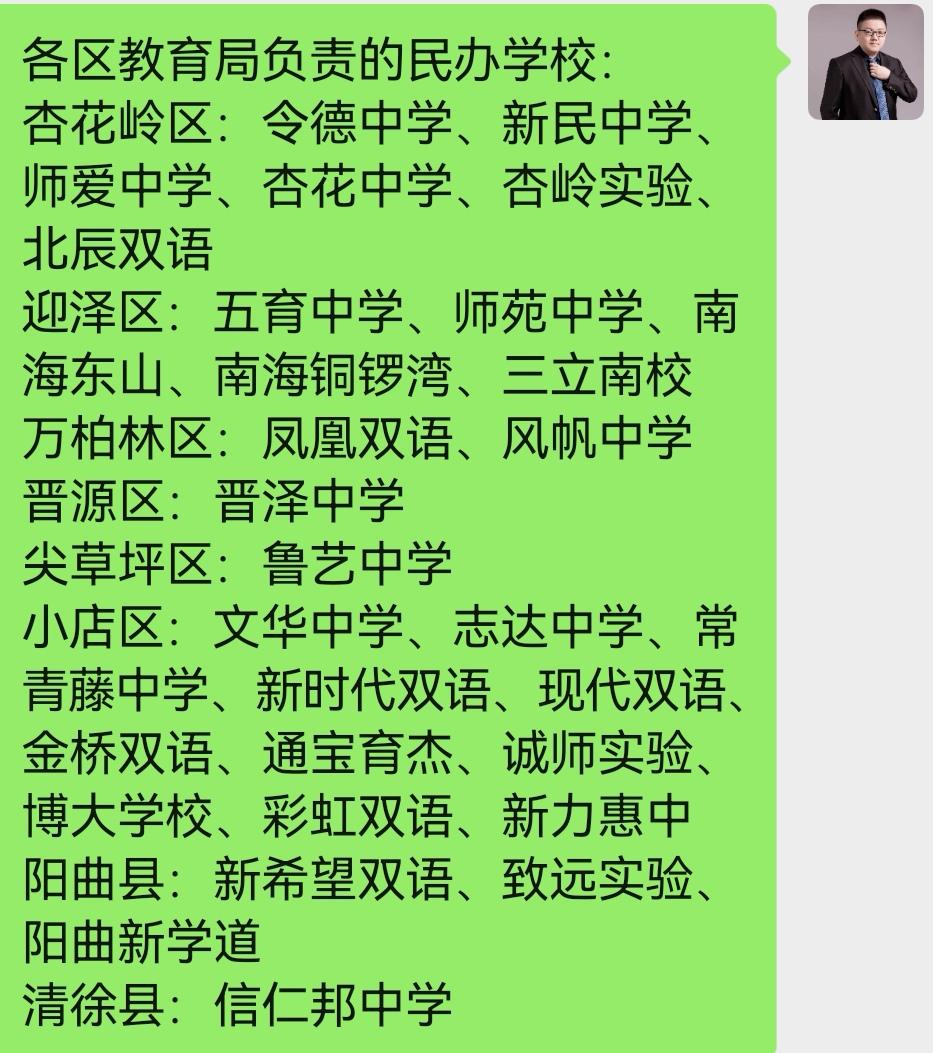 负责多个民办学校的，需要现场抽签决定摇号顺序，摇号结果去市教育局网站查询。#太原
