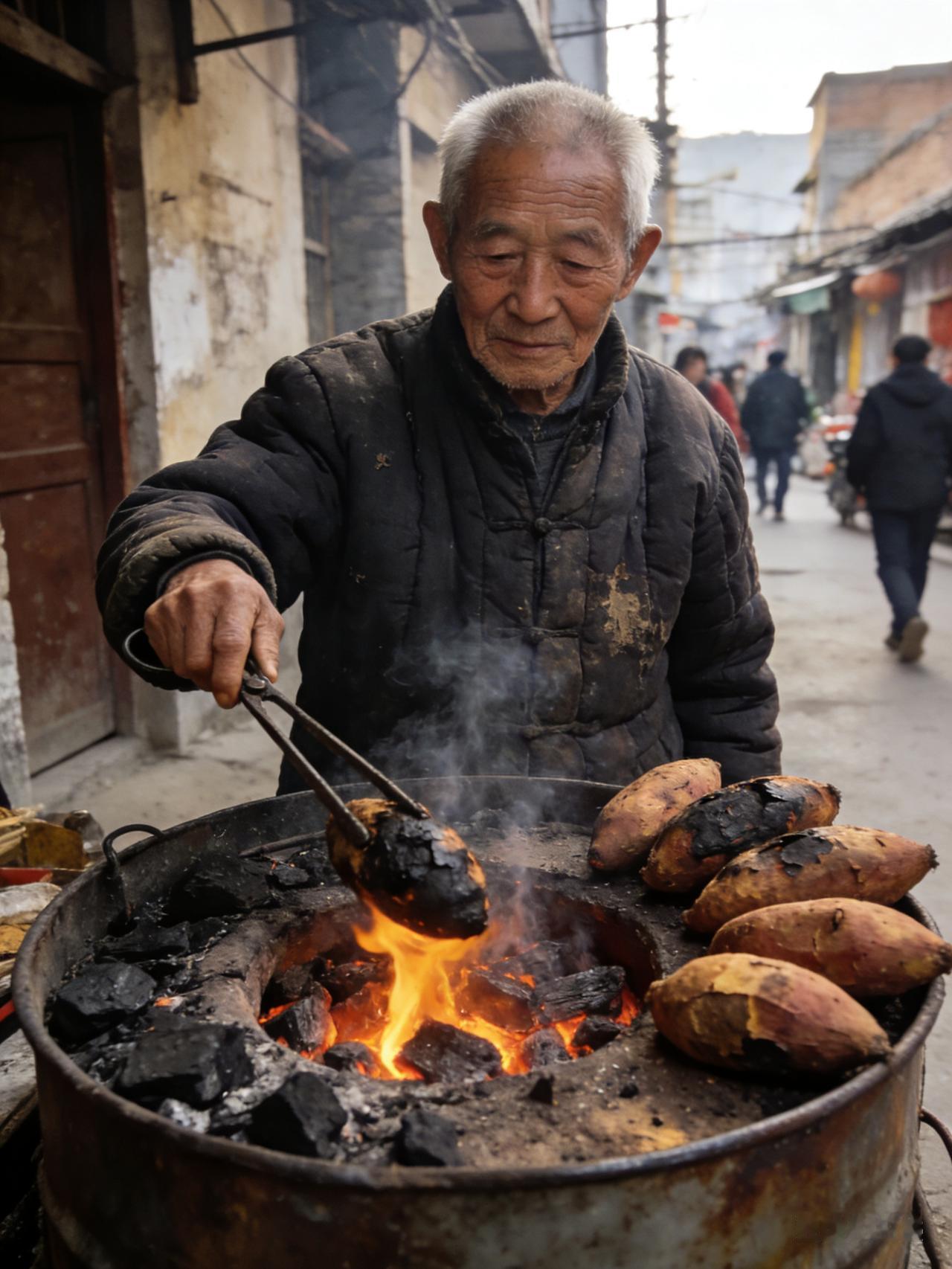 晒图笔记大赛 
老街上的吆喝
是最朴素的人间烟火
一声烤红薯
一声卖甜枣
不华丽