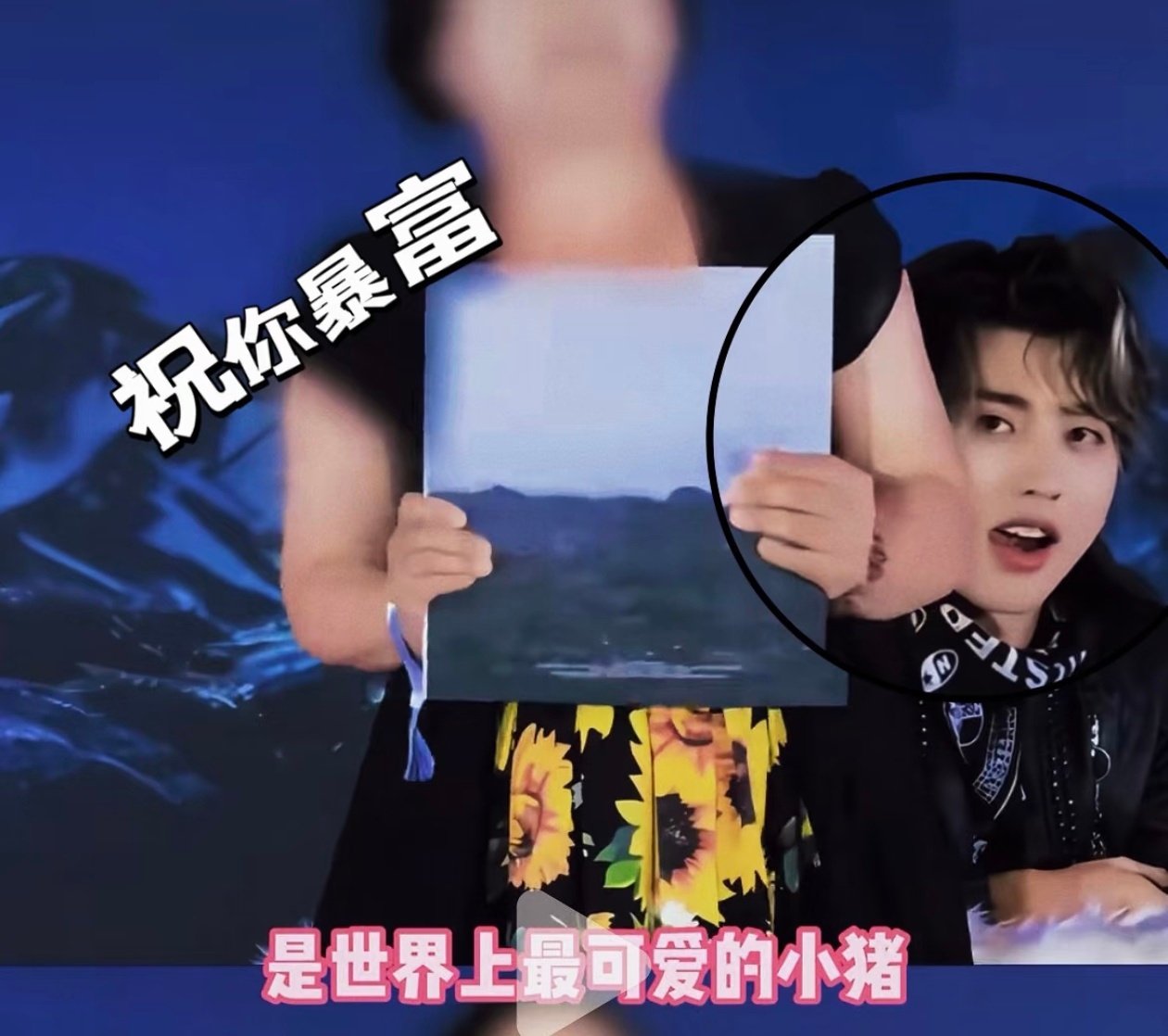 小猪很生气╰_╯“居然当众说我是小猪!好大胆” 