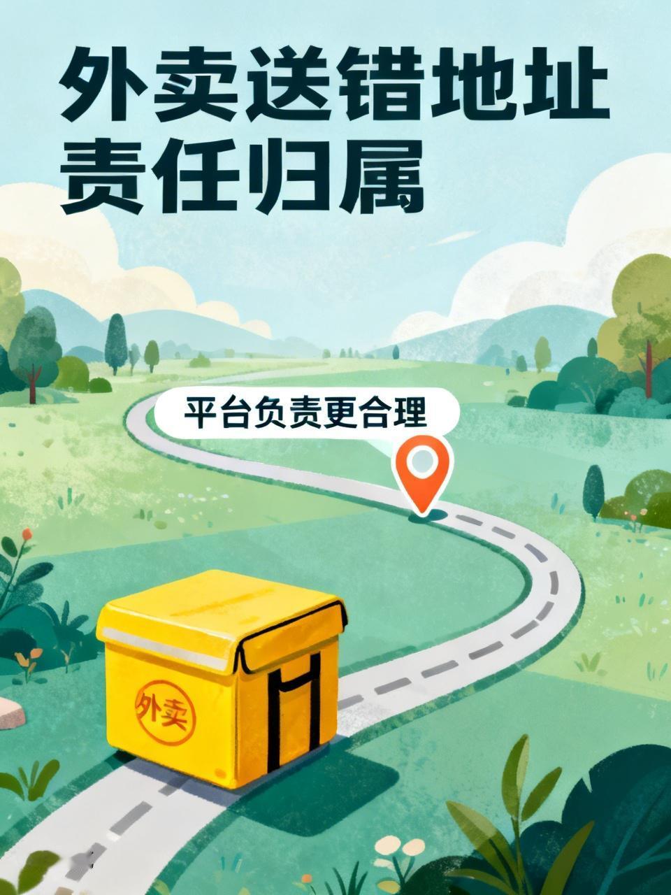 平台信息错误致外卖送错地址谁担责我觉得这应该就平台自己负责，外卖员送餐本就够累够