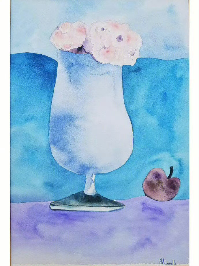 Joy Laville 表达诗意的画作 ​​​