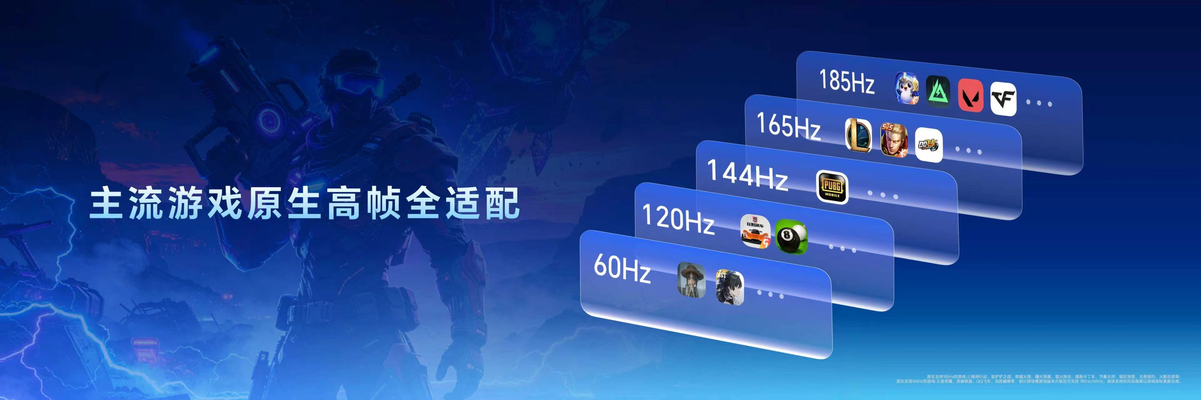 荣耀WIN平板 屏幕率先应用业界最高的240Hz刷新率，支持40多款240Hz游