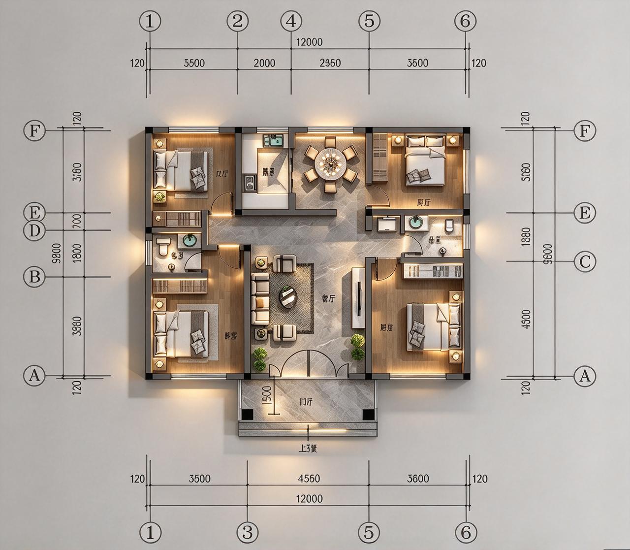 我家这样布局合理吗？大家帮忙看看。自建房 农村自建别墅 自建房 别墅设计 农村