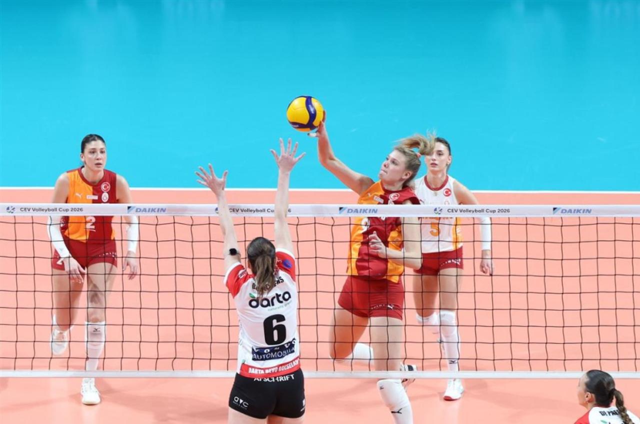 恭喜王媛媛晋级欧联杯8强。
北京时间1月15日凌晨，女排欧联杯1/8决赛次回合，