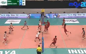 中国U20男排首局25-21胜中国台北！
北京时间7月25日，中国U20男排与中