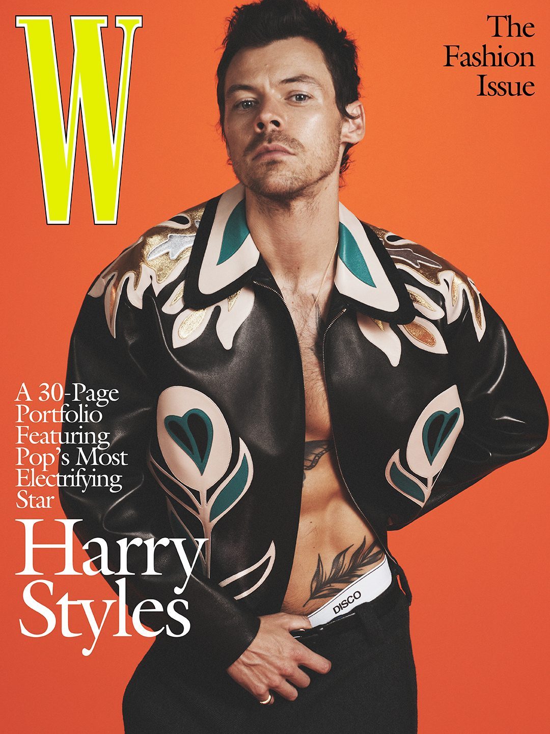 Harry Styles身着Miu Miu服饰登上美版W新刊封面 ​​​