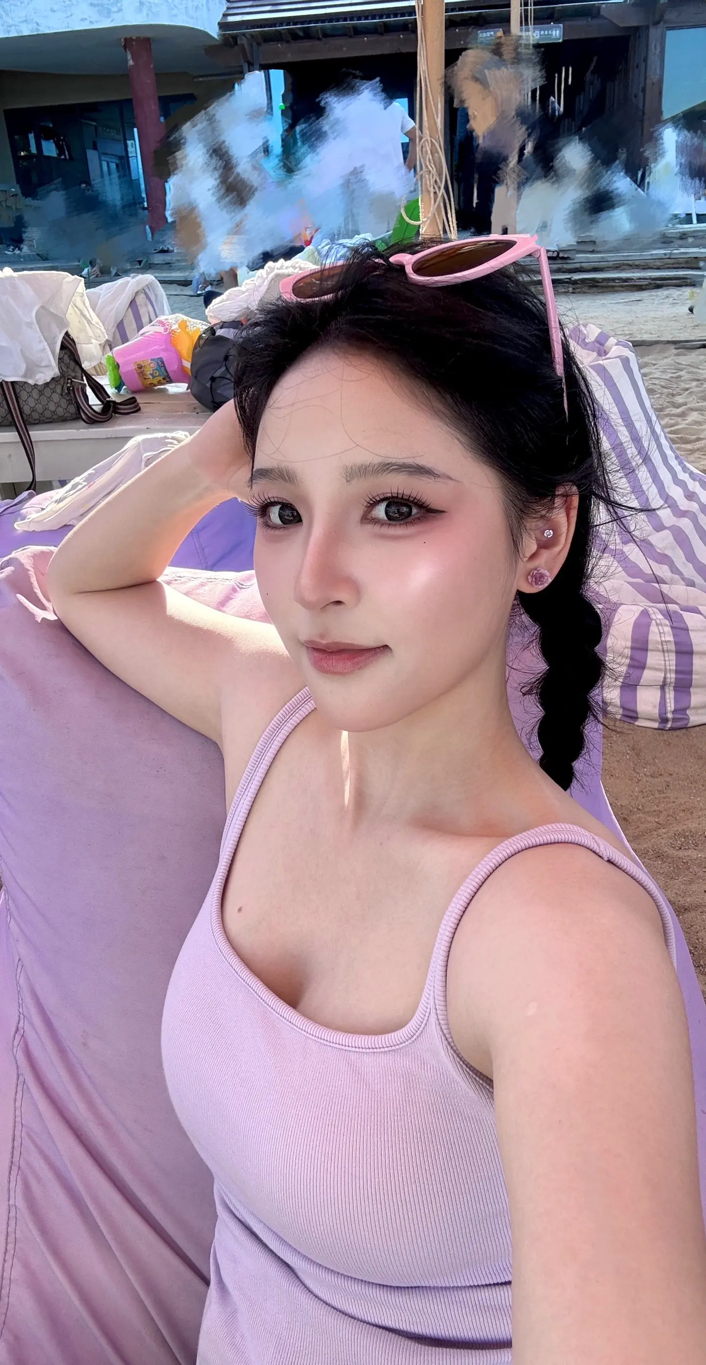 这次的韩妆我给一百分💜