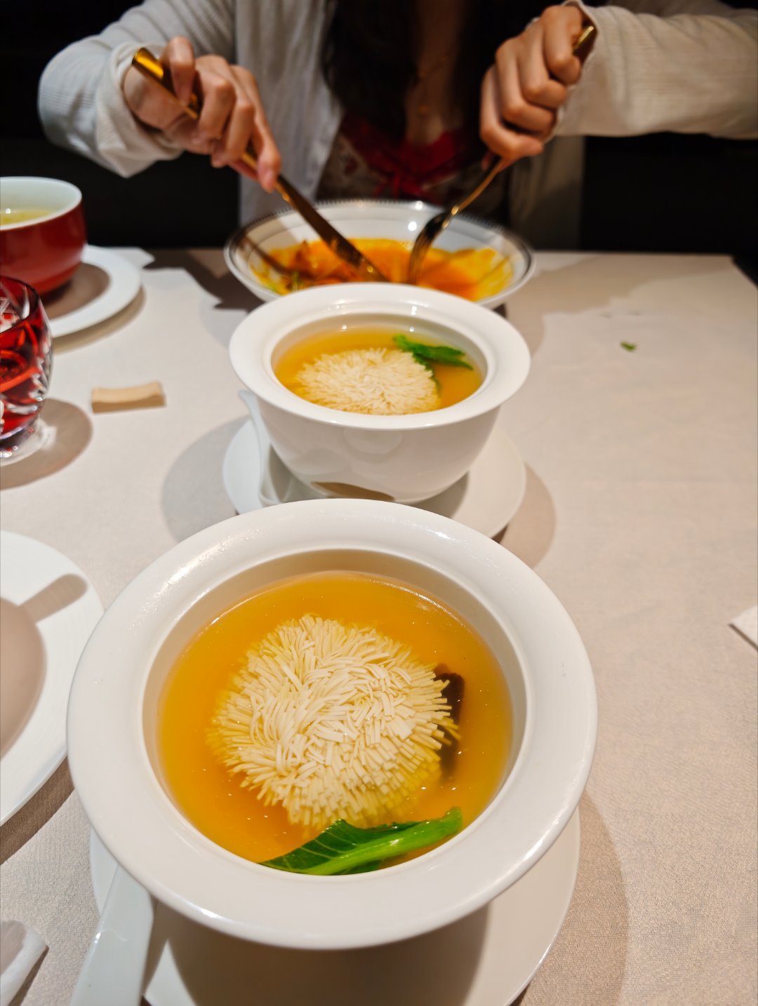 终于吃上了文思豆腐，长见识了 