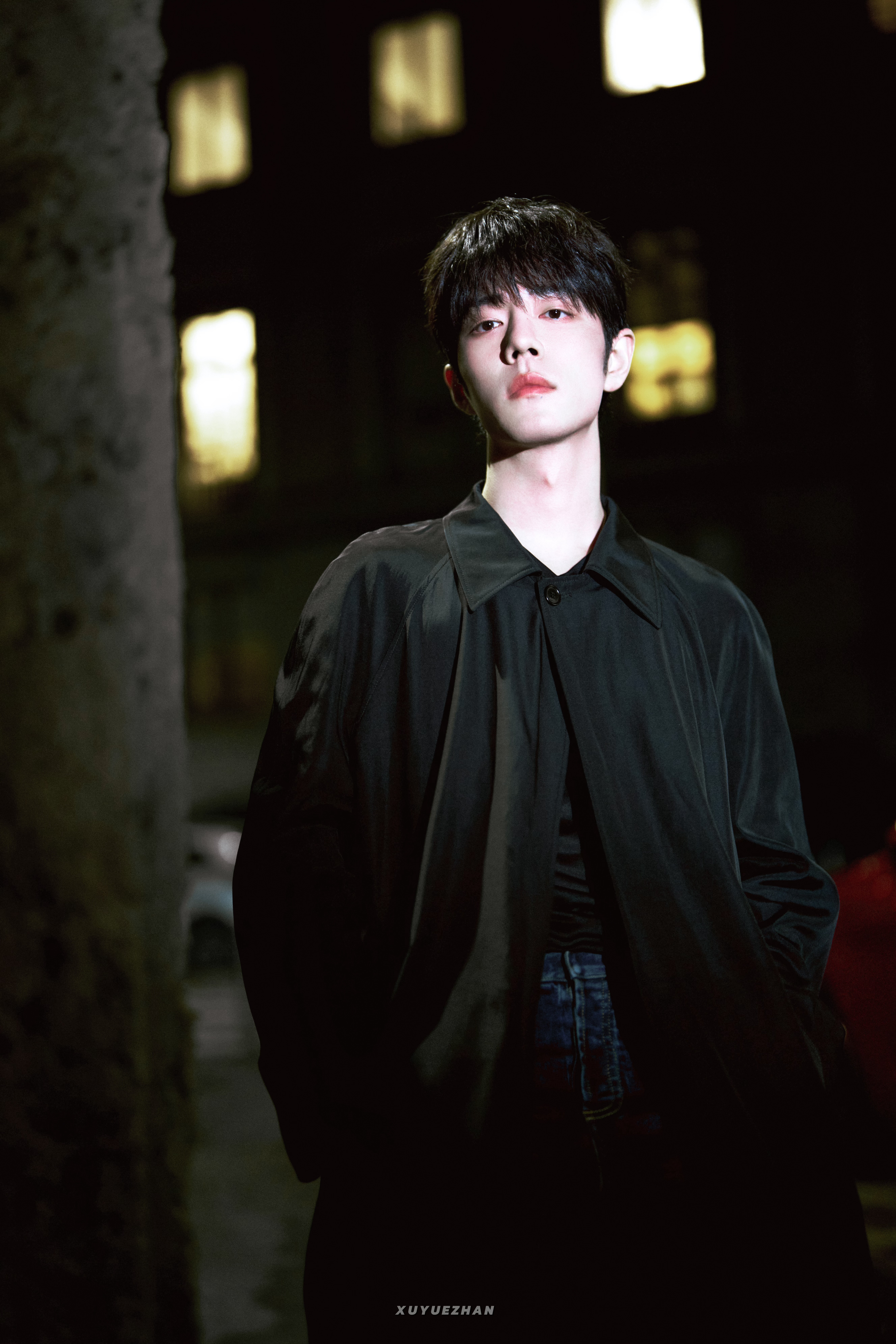 这发型不是一般人可以驾驭的！大写的帅呀！肖战 顺产头◎肖战保镖这活我也能干