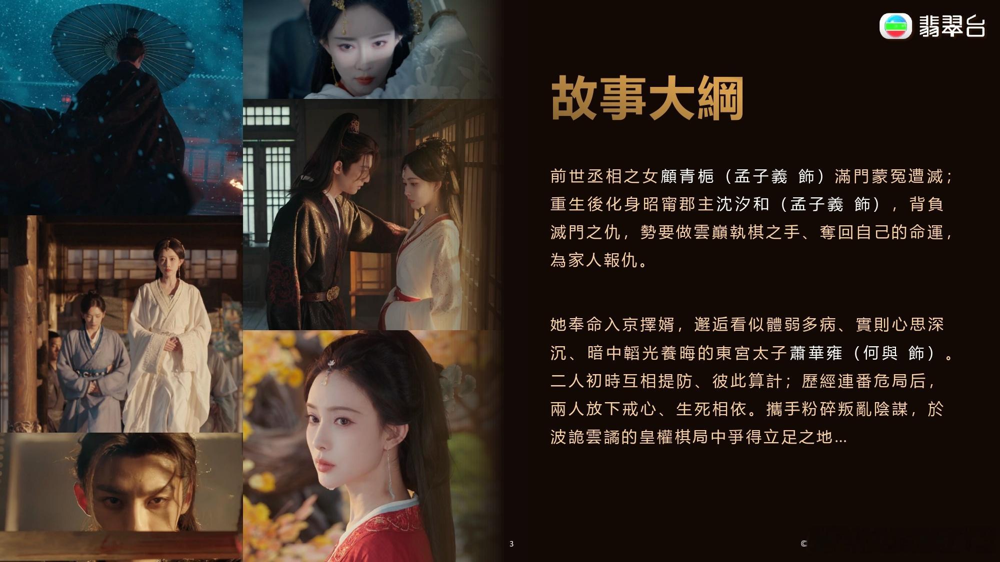 TVB 【TVB新剧播映消息】外购剧《百花杀》（TVB版27集/原版36集）9.