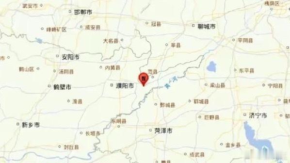 今天上午11点，河南濮阳范县发生3.7级地震，震源深度24千米。山东济南、河北邯