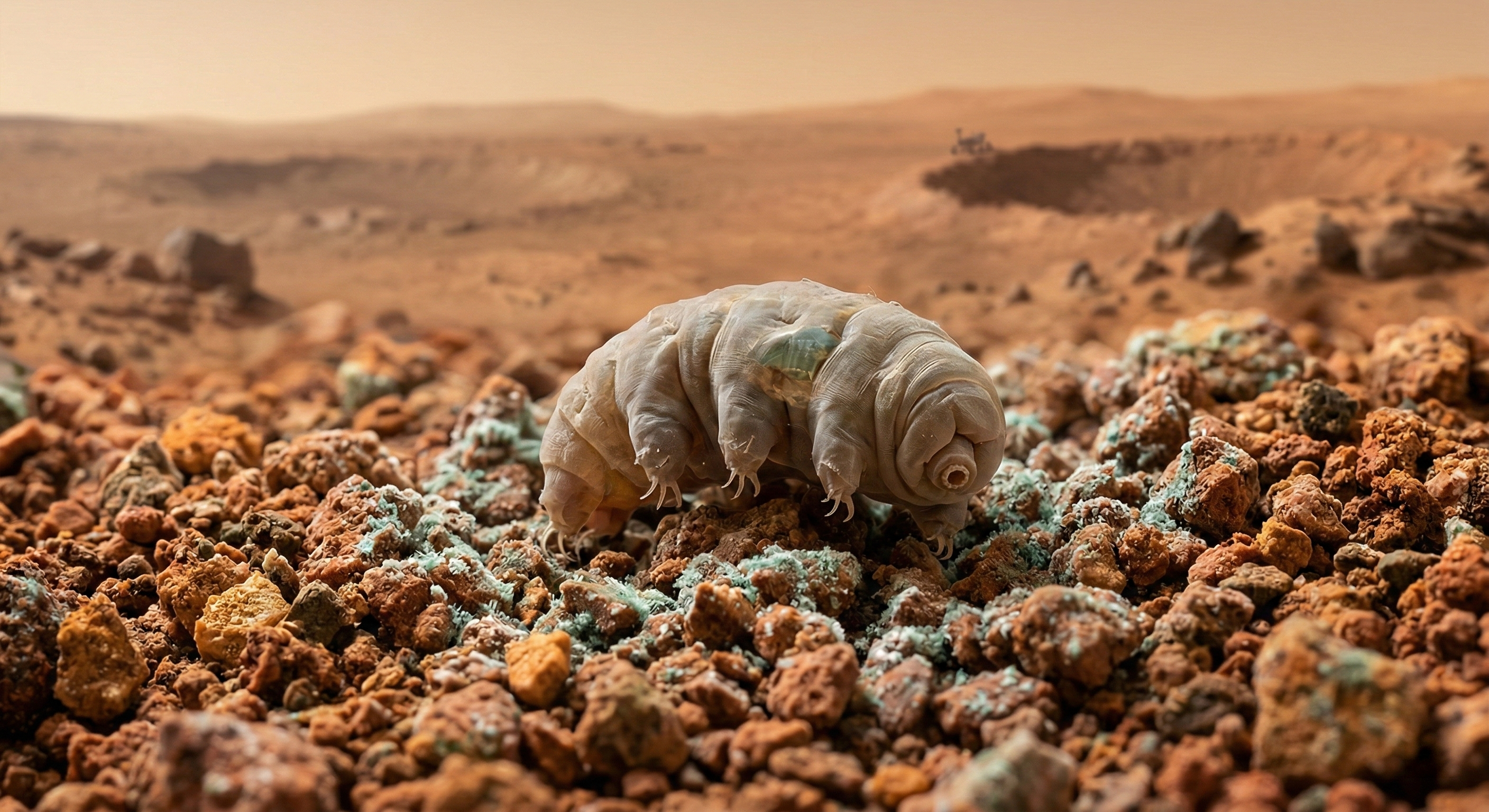 在生物界，水熊虫的名号响当当。这种微小的动物出了名的命硬，无论是身处冰冷的太空真