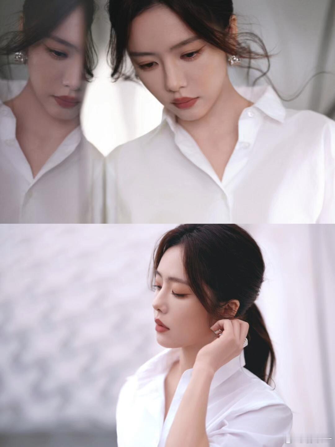 蔡文静这种穿搭以后可以多来一些好飒 ​​​