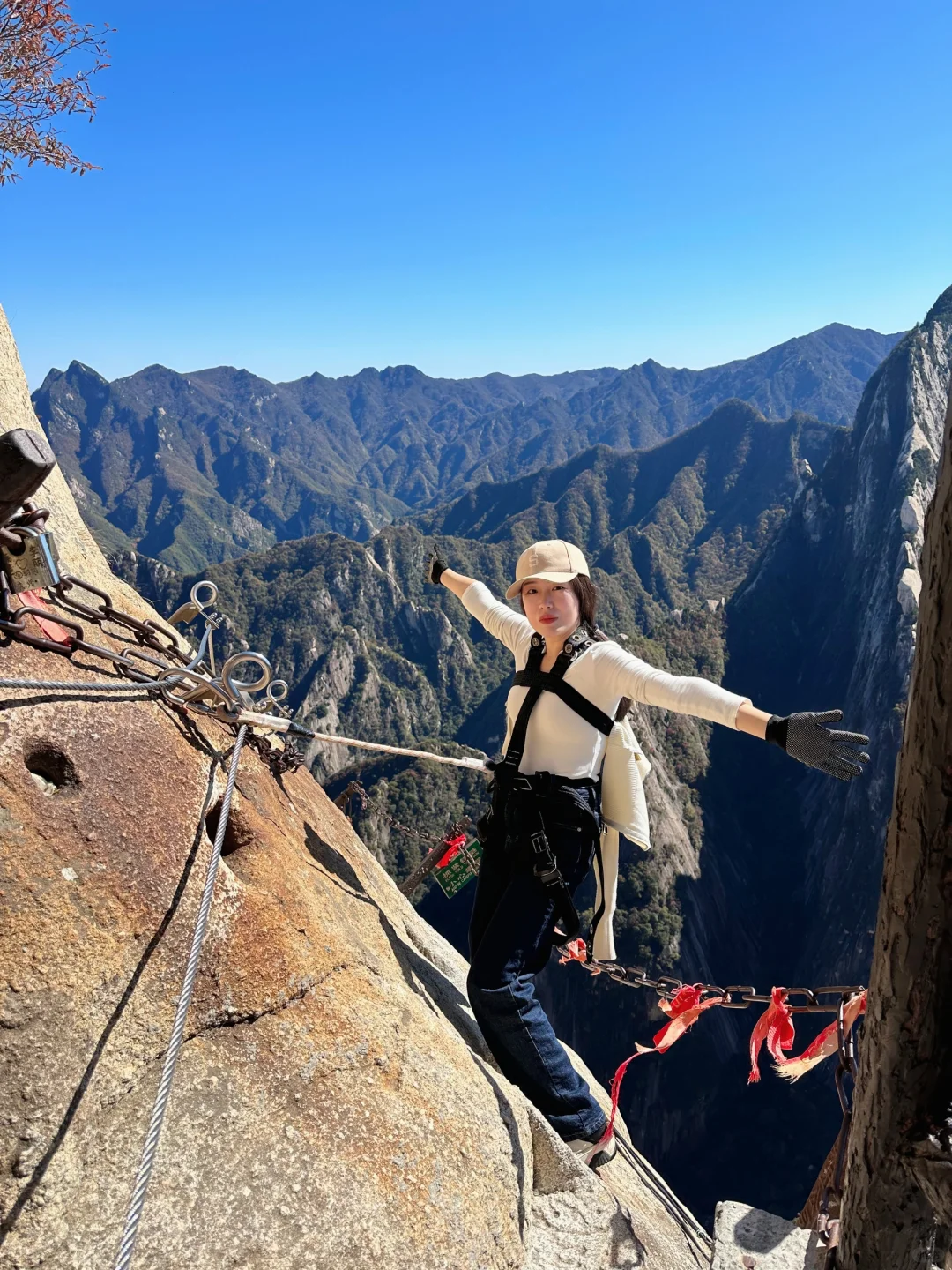 长空栈道是去华山的唯1️⃣信念