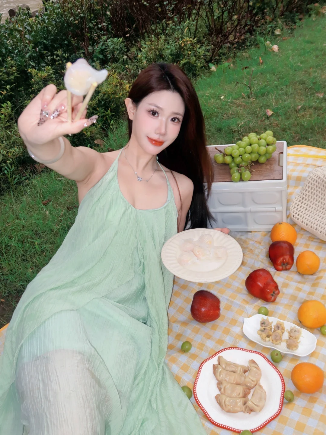 🫧户外悠闲时光🌱草坪上的美食盛宴