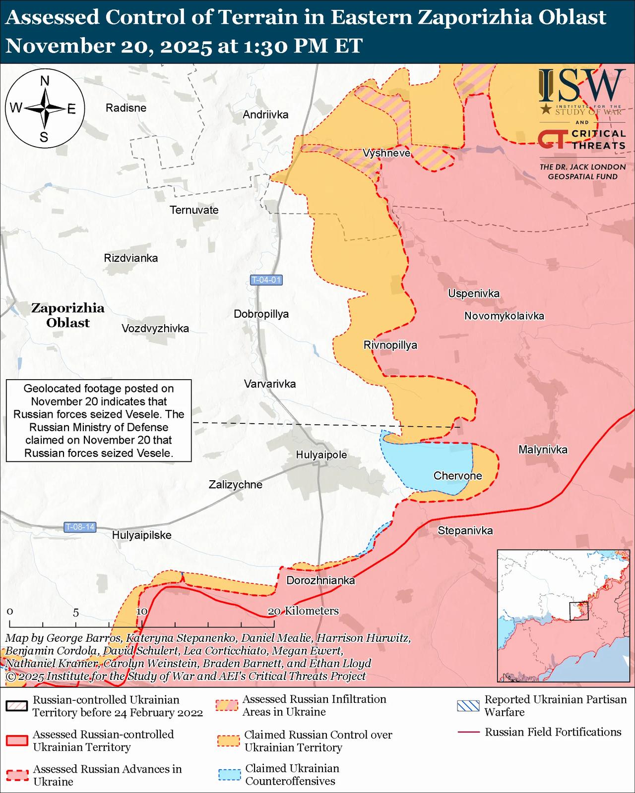 俄乌冲突前线激战不止，美俄秘密推进停战协议引争议
前线战斗动态：11 月 19 