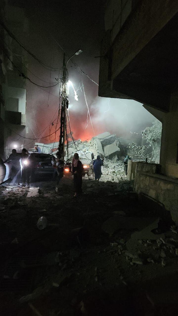 以色列刚刚对黎巴嫩吉耶的一家健康中心进行了轰炸，导致6家黎巴嫩医院因以色列的轰炸