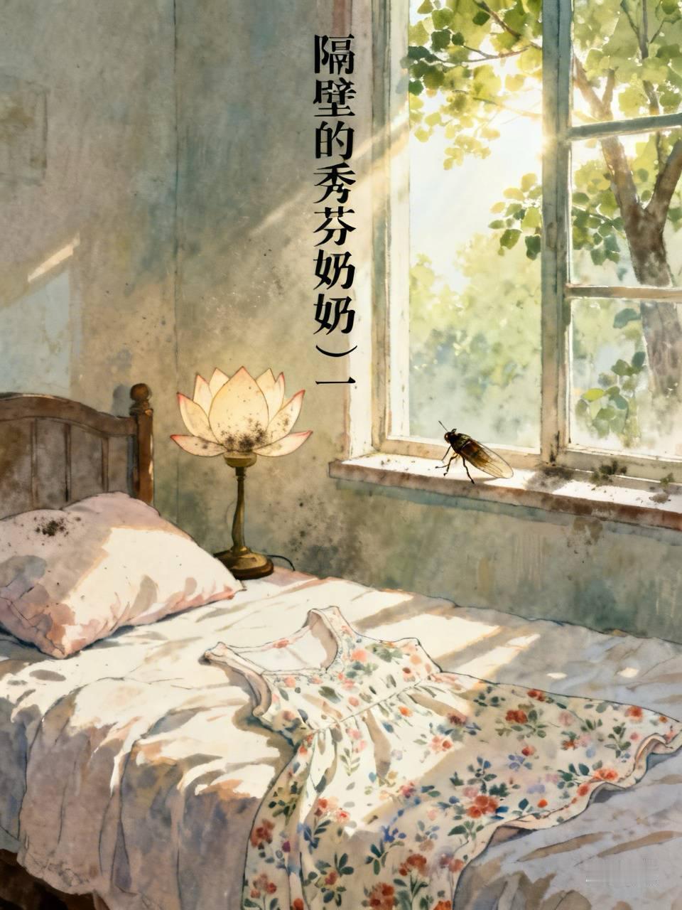 隔壁的秀芬奶奶（一）

林秀芬是被蝉鸣吵醒的。

醒来时天花板是陌生的，刷着绿墙