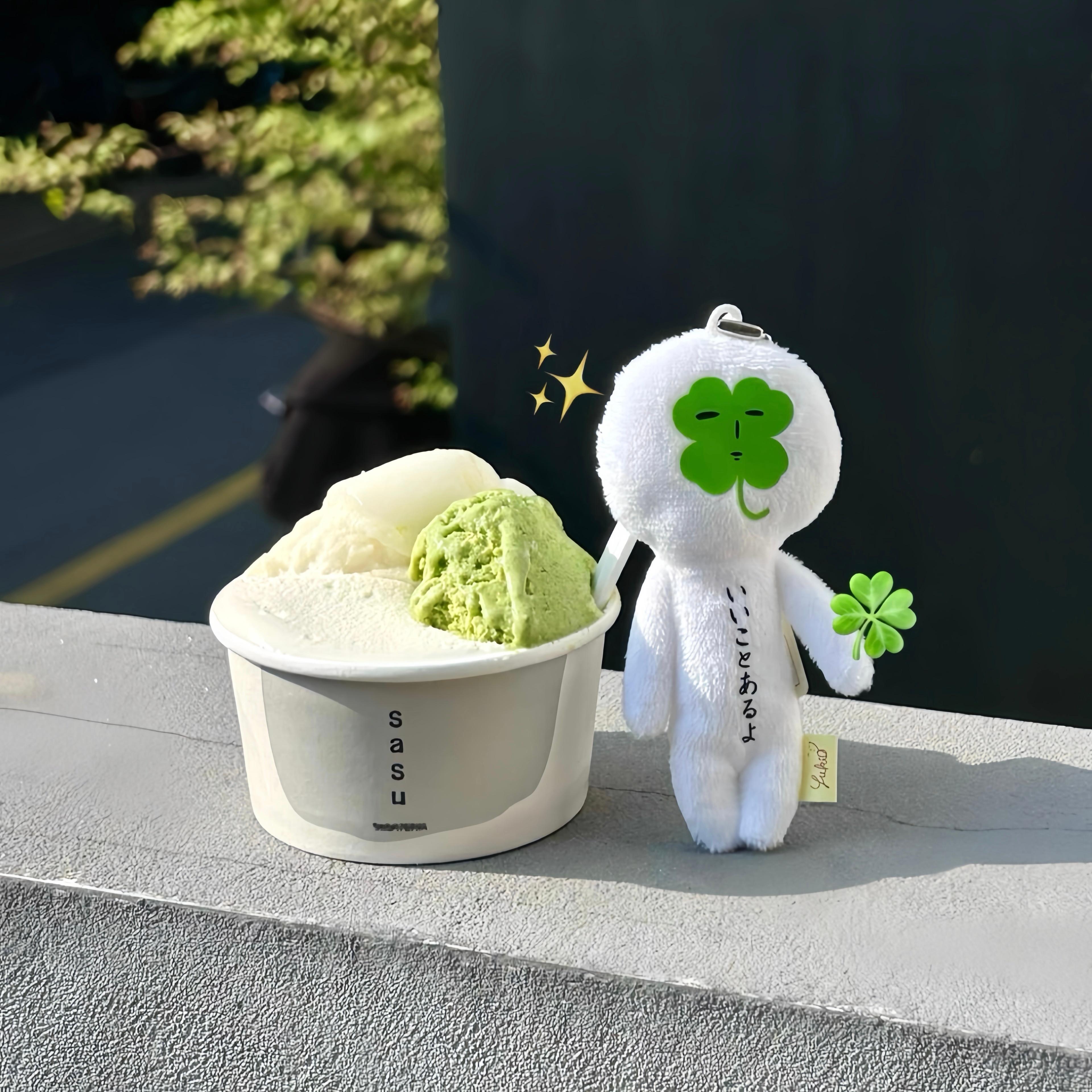 🍀いいことあるよ背景图可爱 ​​​
