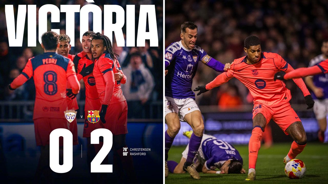 国王杯：巴塞罗那客场2-0击败瓜达拉哈拉，闯入国王杯16强。
拉什福德与滕森相继