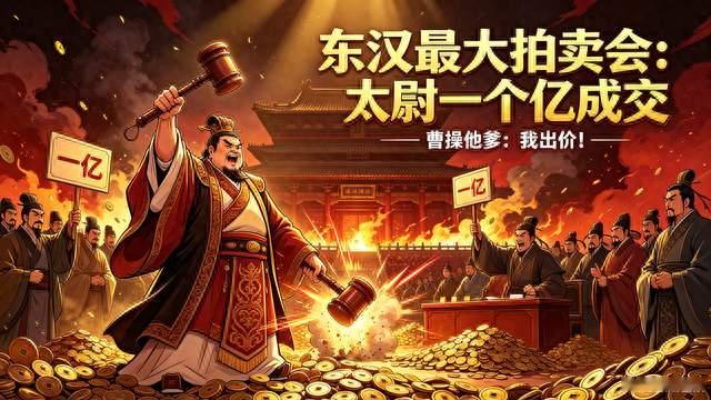 曹操他爹花一亿买官，汉灵帝：谢谢老板