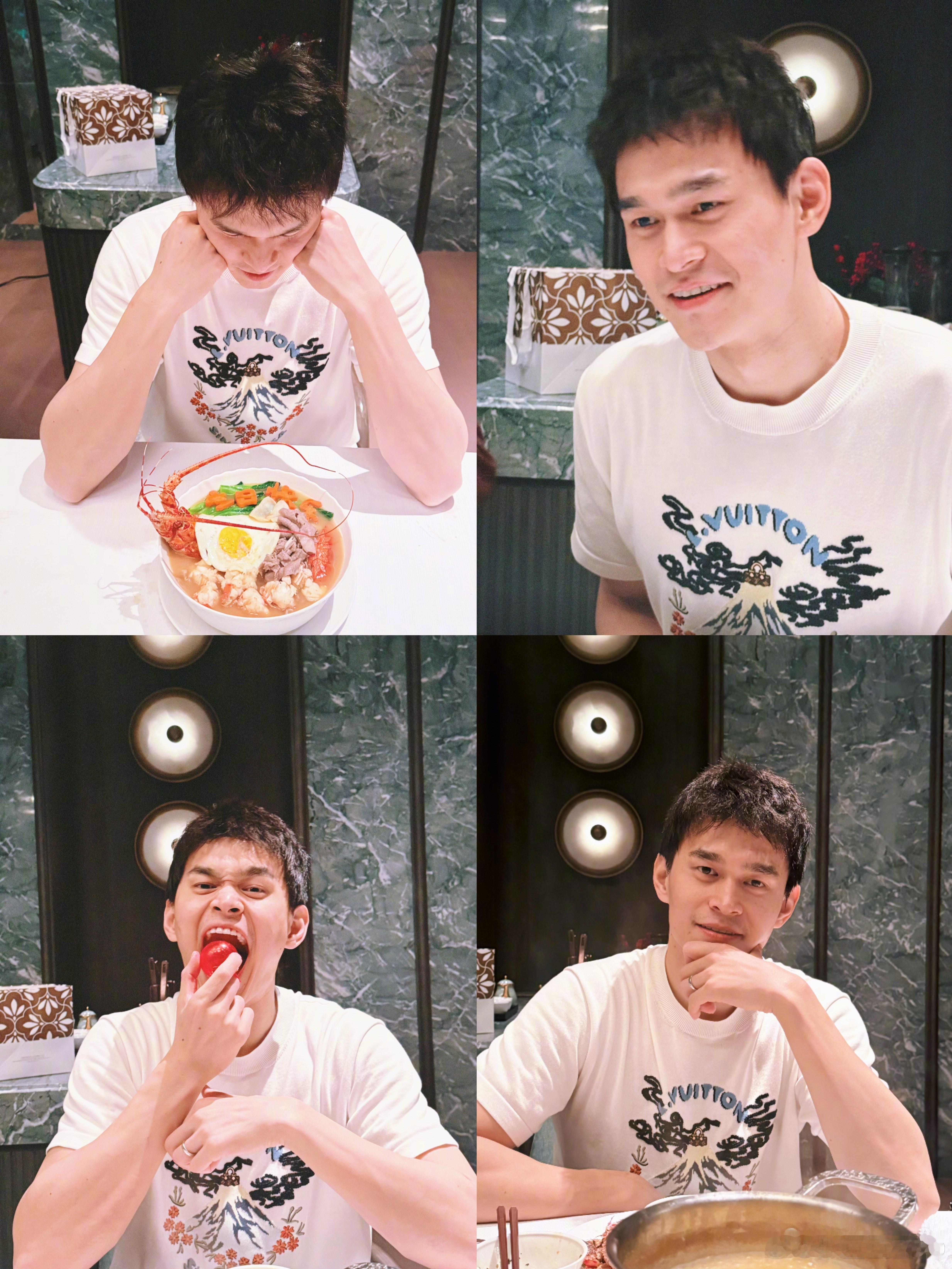 张豆豆晒照为孙杨庆生 12月1日是的生日，张豆豆晚间晒四宫格照片为老公孙杨庆生。