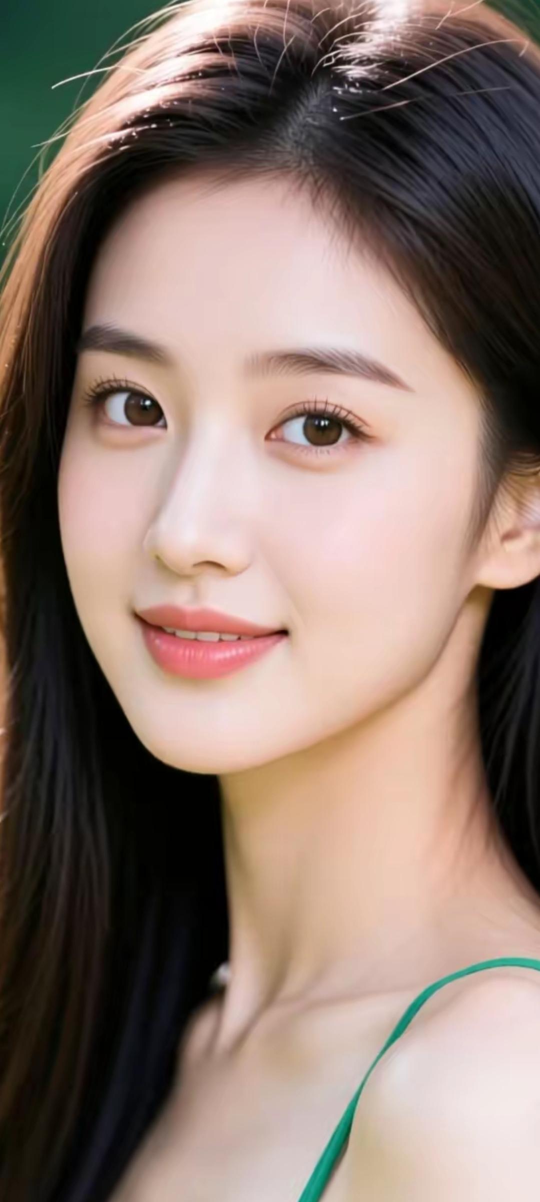 清新自然，甜美可人，自然光下的美丽瞬间