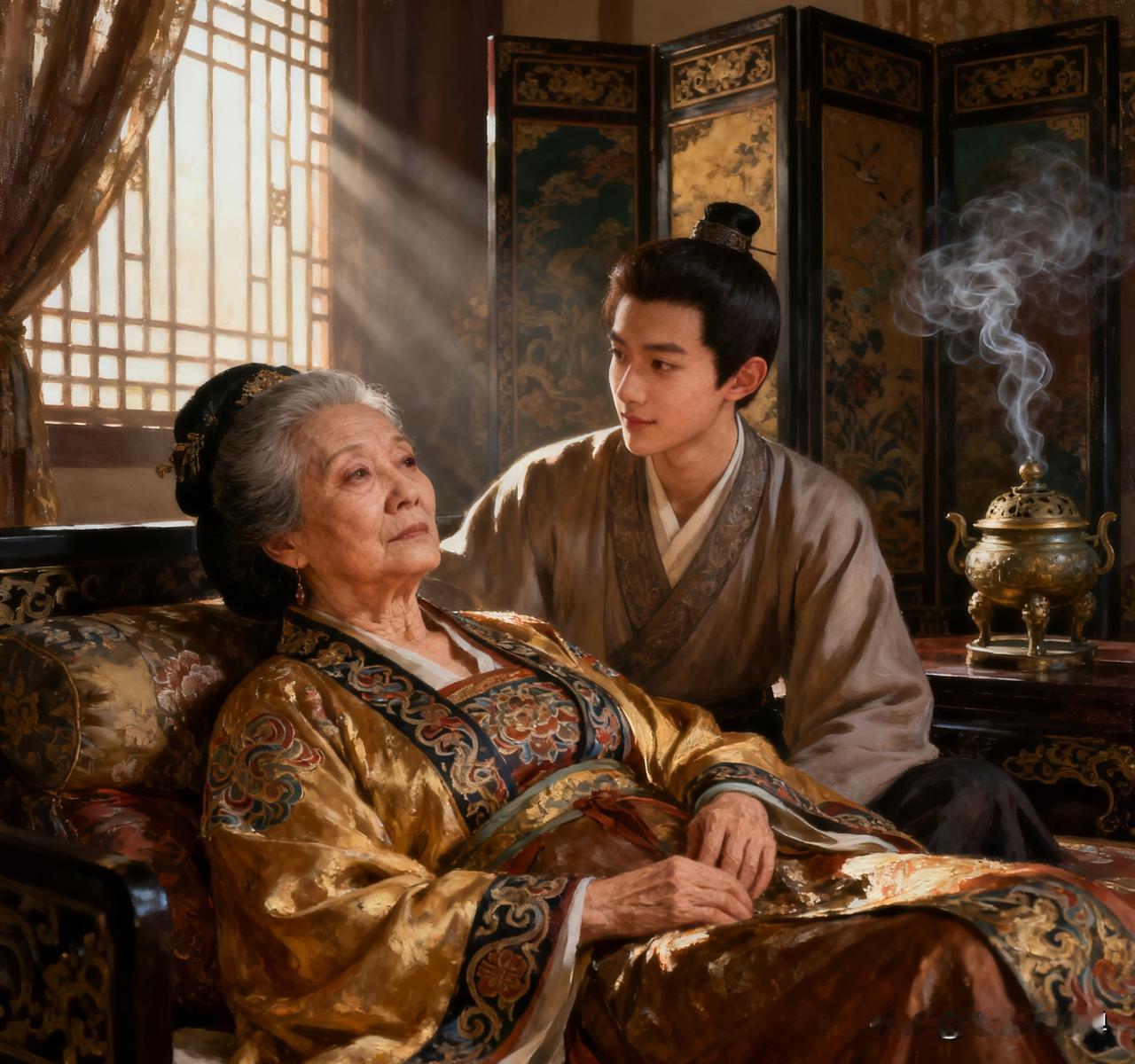 汉武帝的姑妈兼丈母娘刘嫖，在十多岁时看上自己十三岁的养子，最后竟要求与这个小情夫