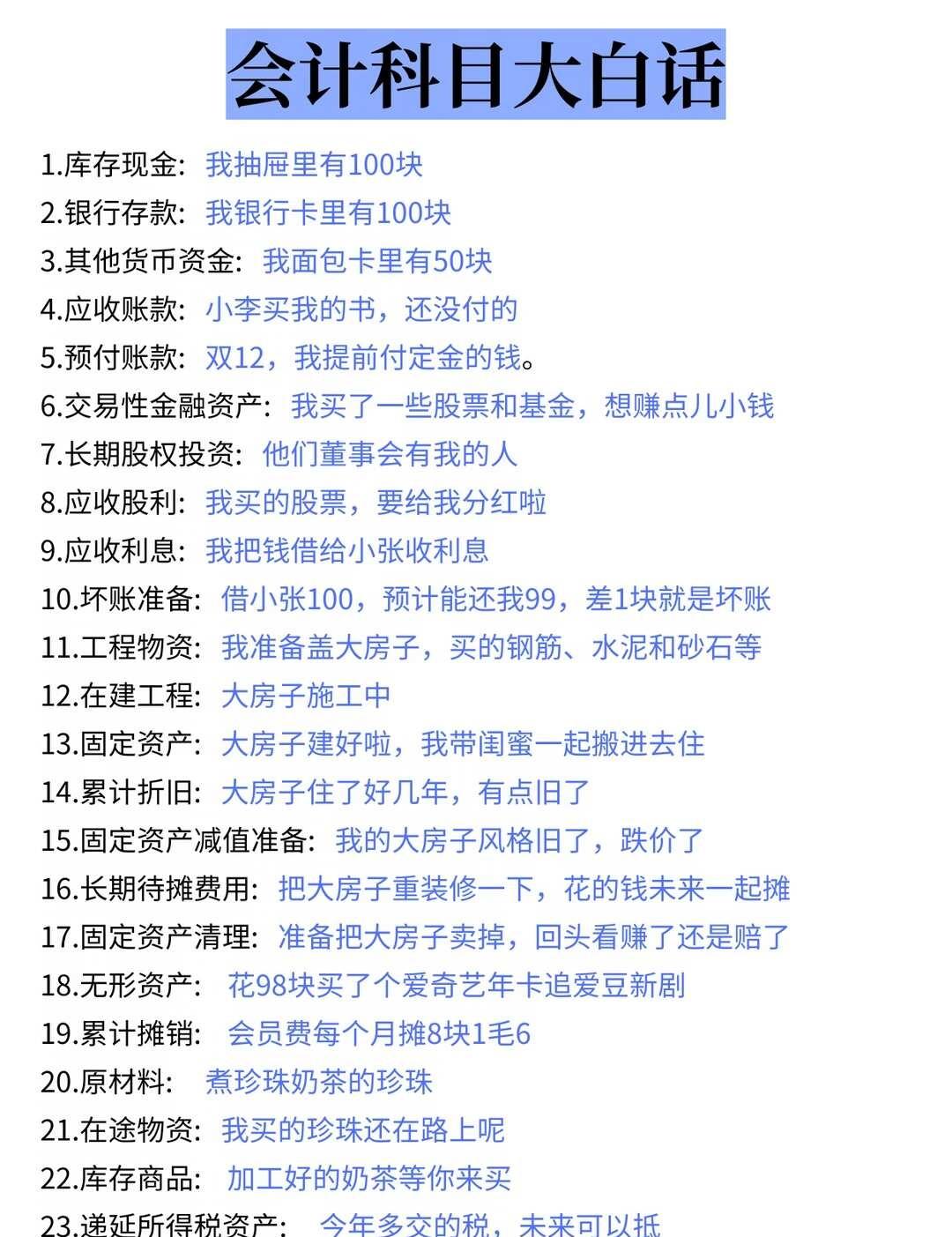 会计小白必须要知道的财务知识！！！
财务干货 财税知识 财会 会计人会计魂 会计