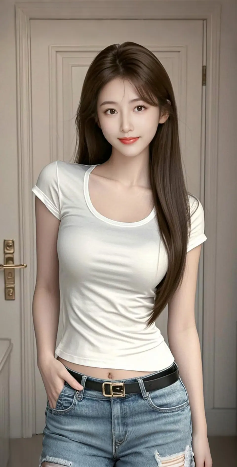 AI扩图 AI曼妙佳人