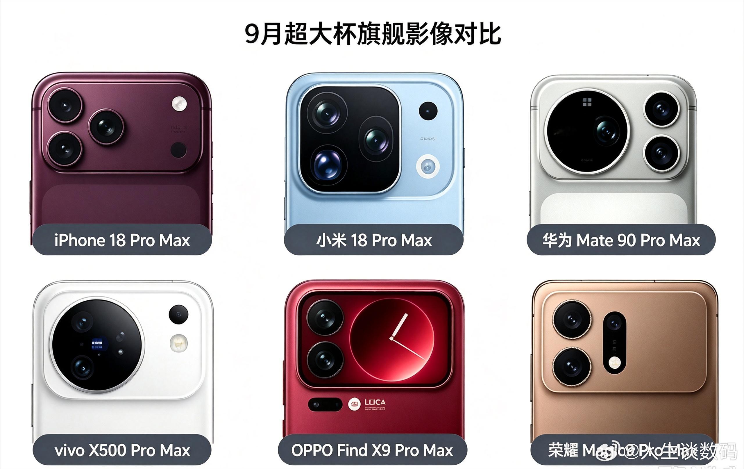 好家伙，全员 Pro Max，苹果：冲我来的是吧😂9 月数码圈直接上演旗舰大乱