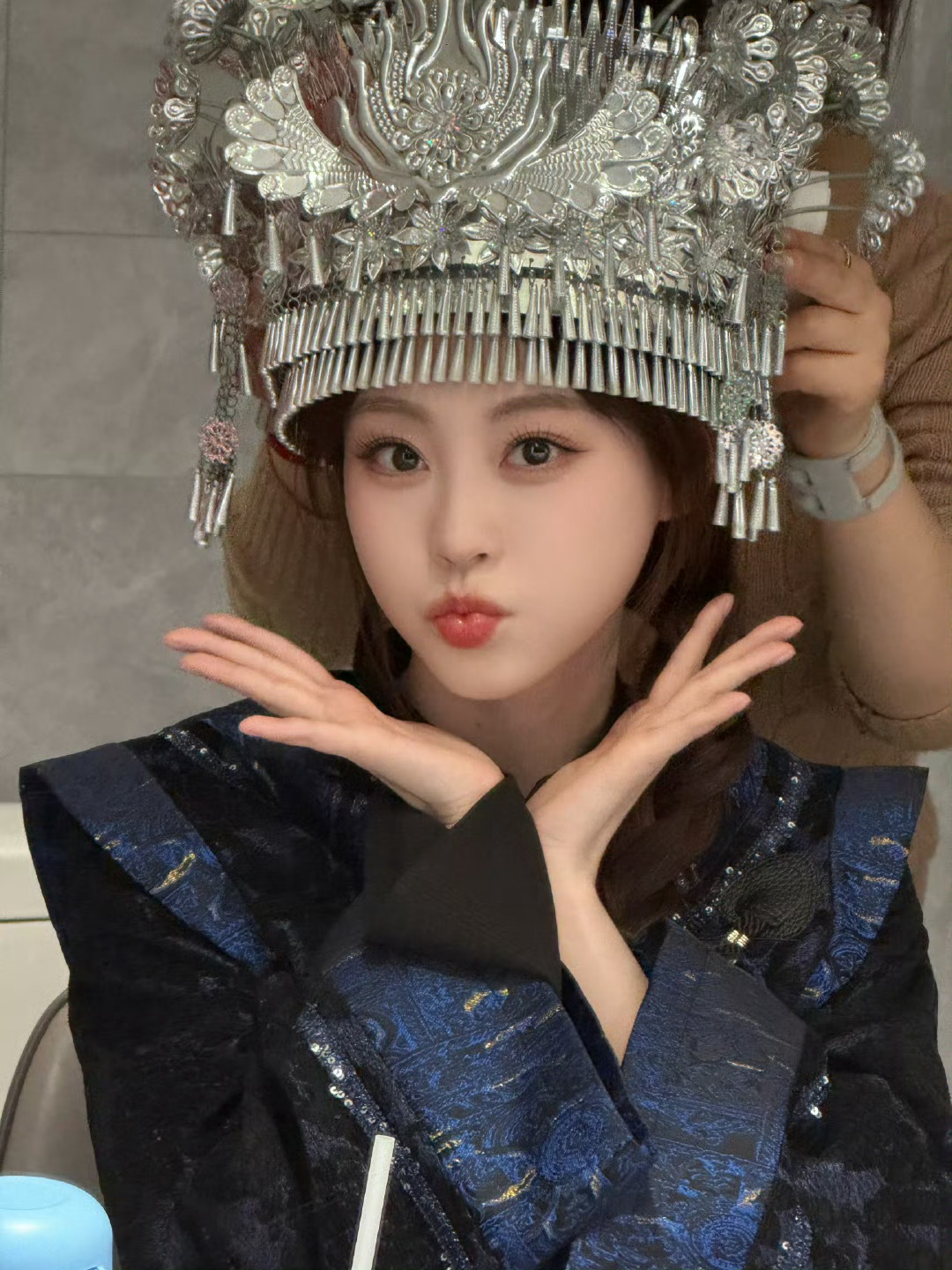 好萌的一只嘟嘴祝儿～