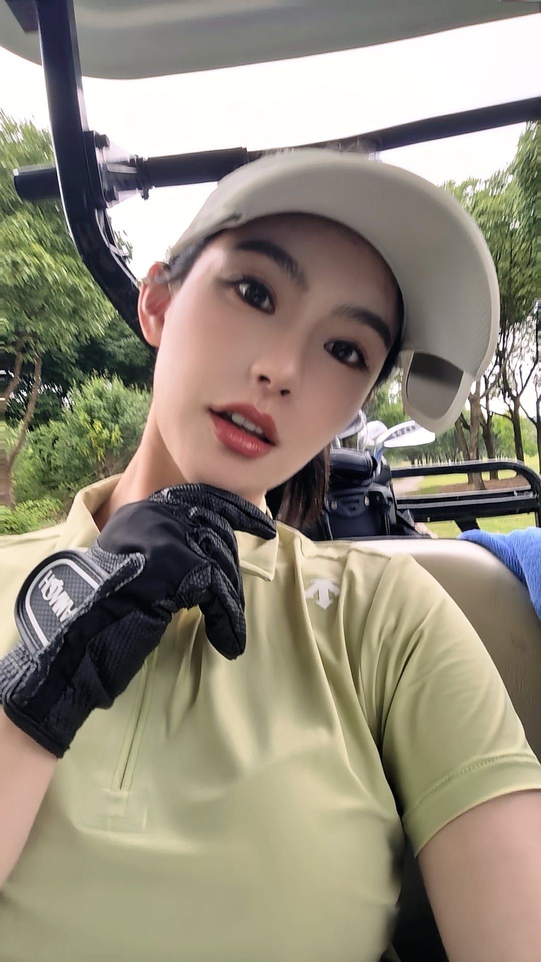 今天是高尔夫豆🏌🏻️♀️至于球打的好不好，看我视频吧 合肥·紫蓬山国家森林公
