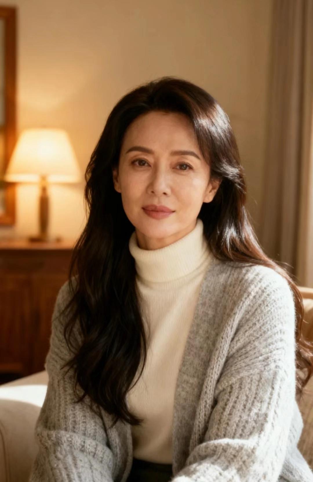 上联：乌丝漫绾，暖灯晕染霜衣洁
下联：素靥浅含，雅韵盈飘雪蕊香