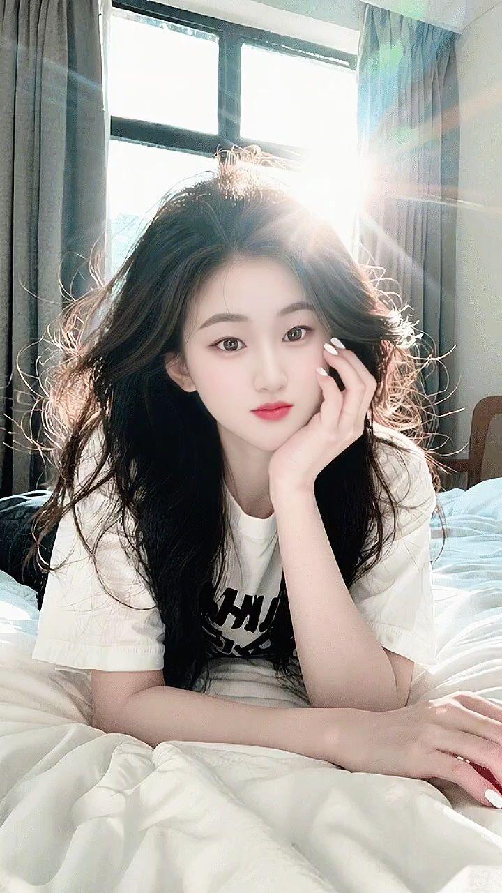宅家拍出氛围感 慵懒风 清纯甜美 心动的感觉 自然光美女