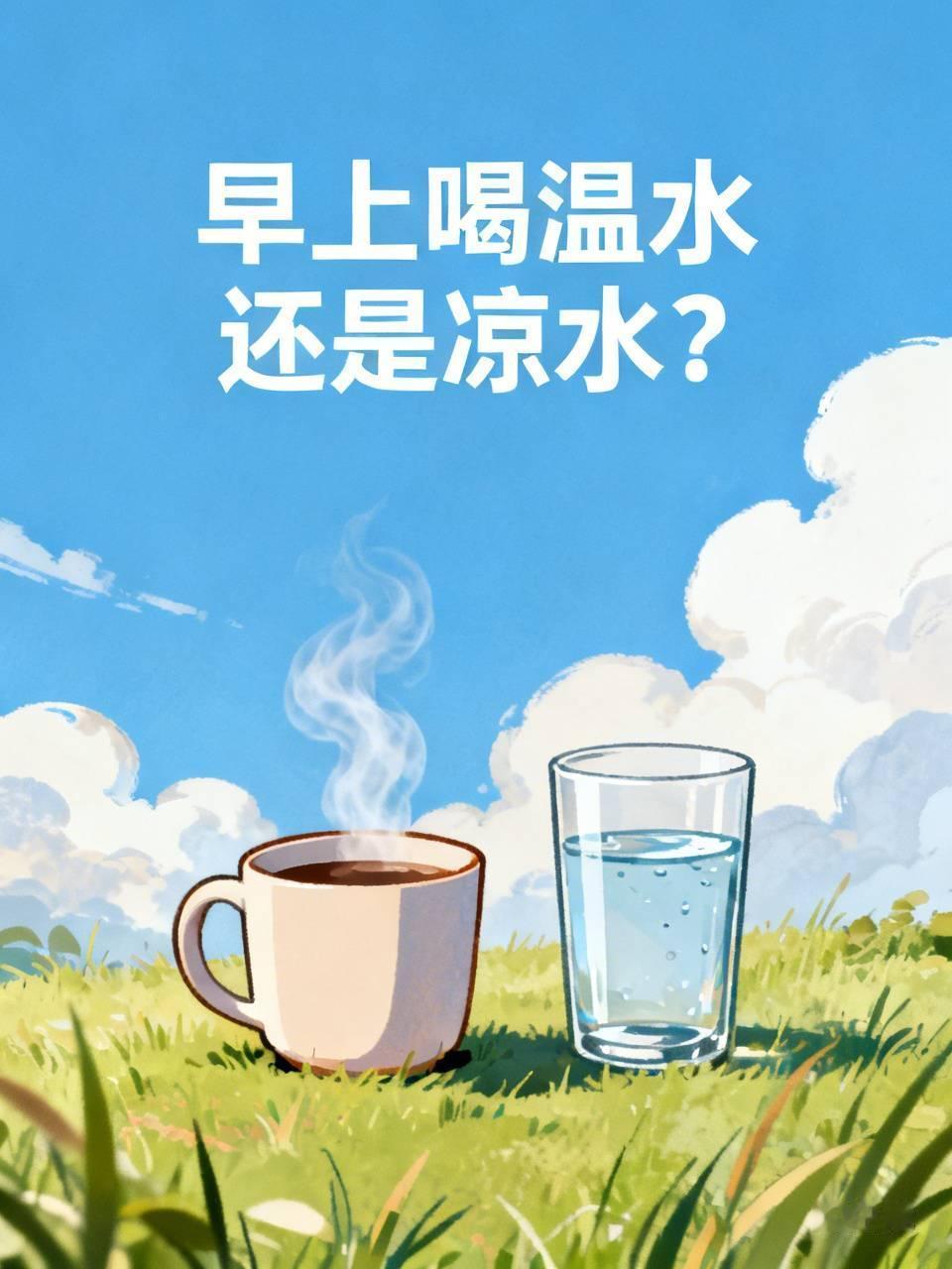 早上起床,你该喝温水还是凉水? 早上起床，喝温水还是凉水，这是个值得探讨的事儿。