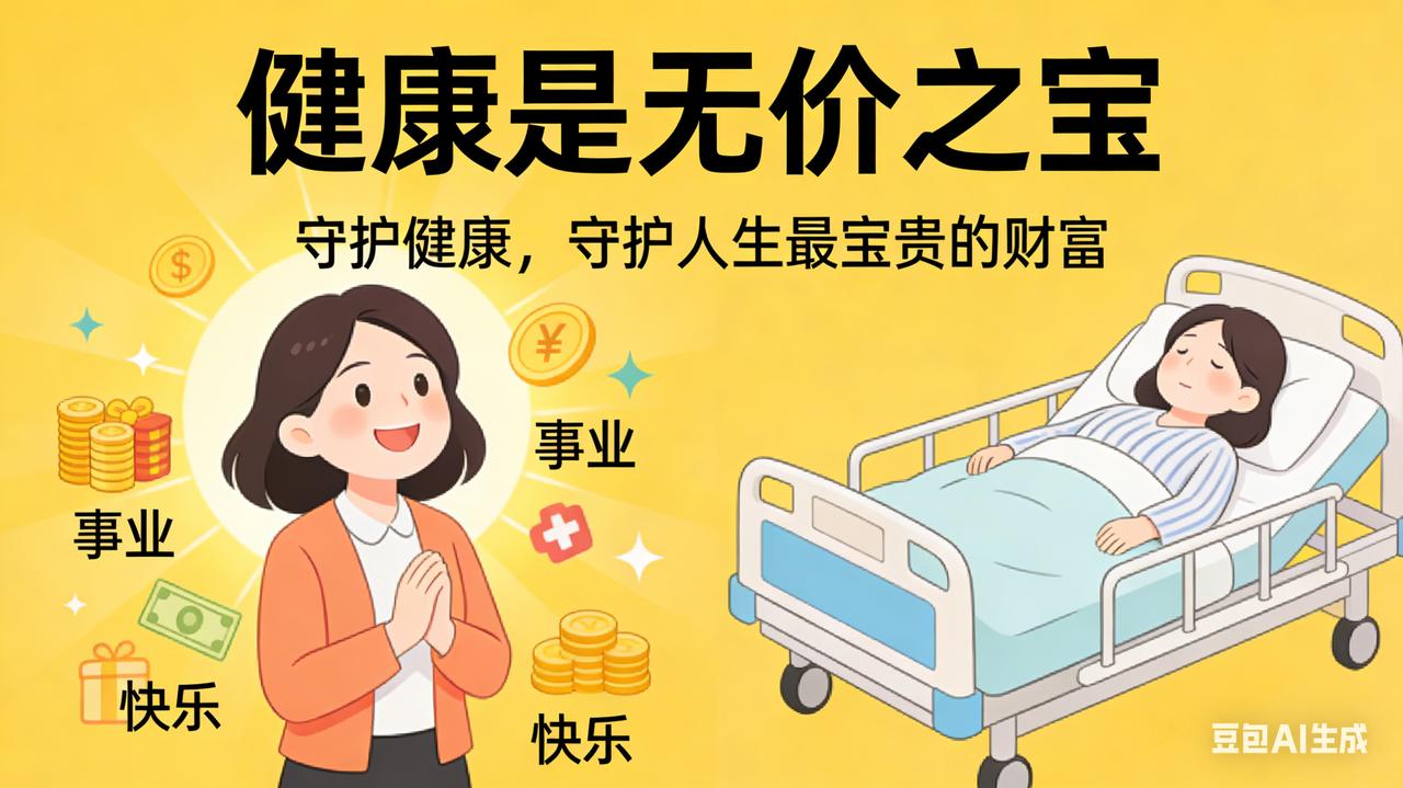 健康被认为是无价之宝,你同意吗?我非常同意。健康是一切的基础，没有健康，财富、事