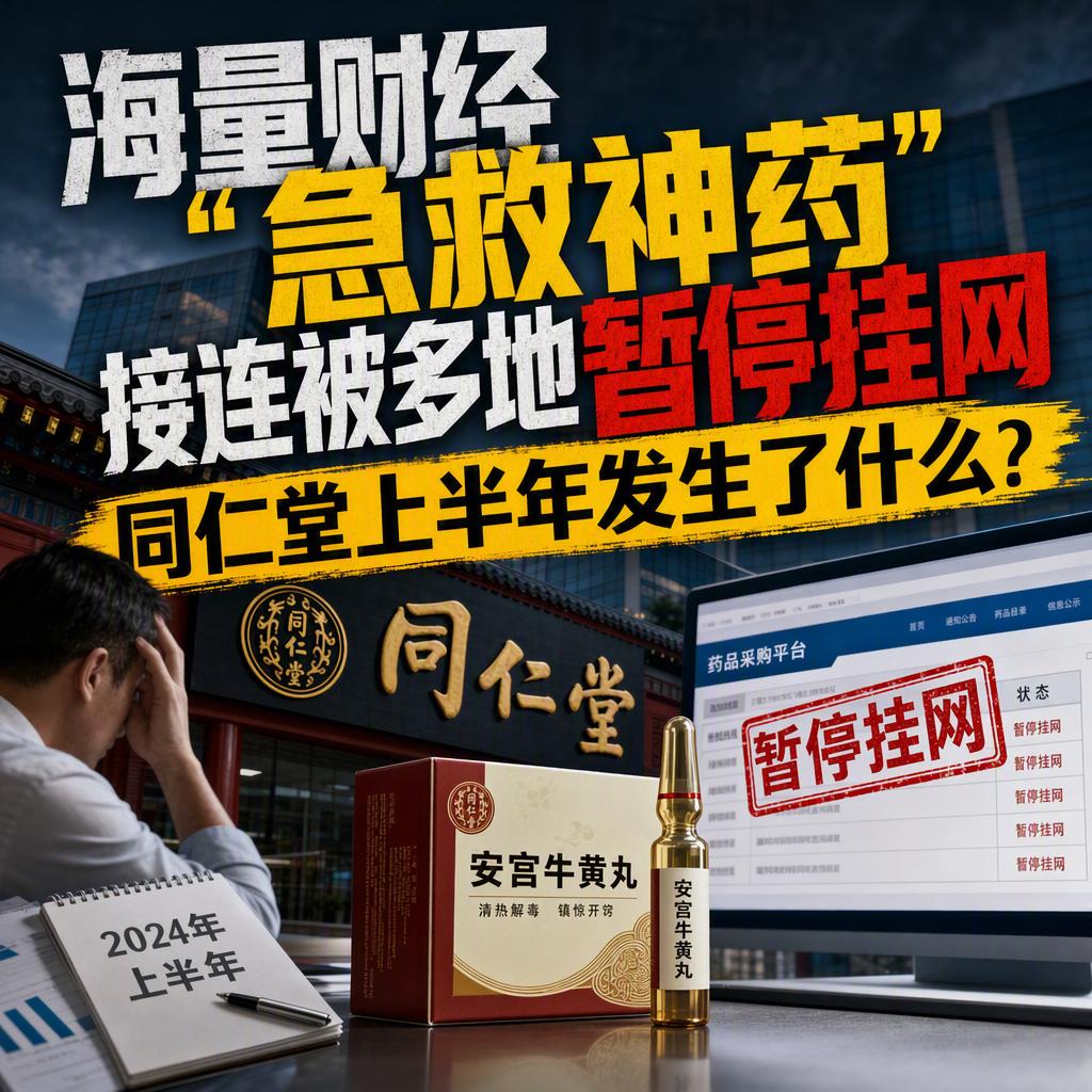 很多人以为安宫牛黄丸是稳赚不赔的"急救神药"，但今年上半年的行情告诉我们，老字号