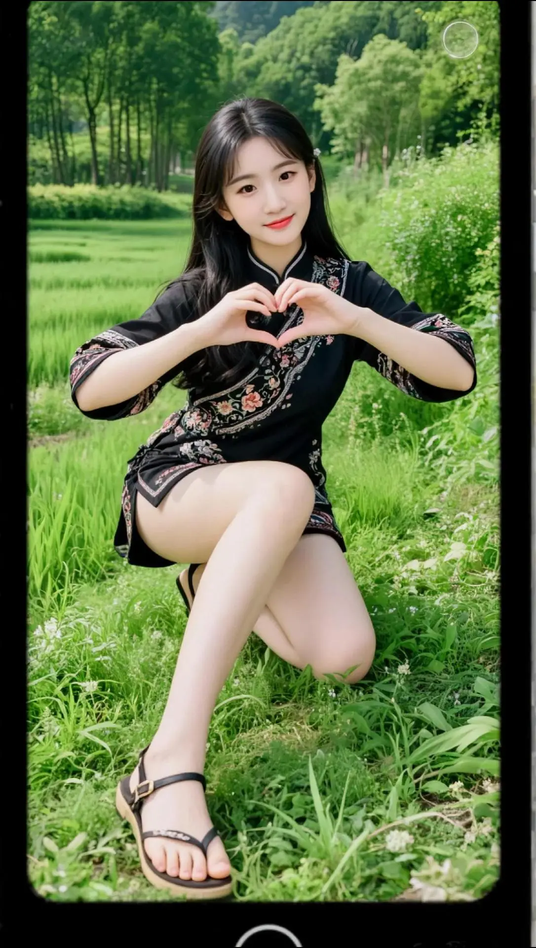 AI田园风生活照 随变ai随便玩