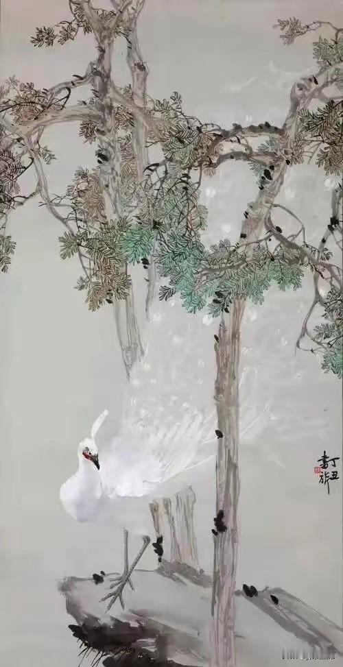 张书旂，浙江浦江人，近现代花鸟画家、美术教育家，金陵三杰之一，任教中央大学，晚年