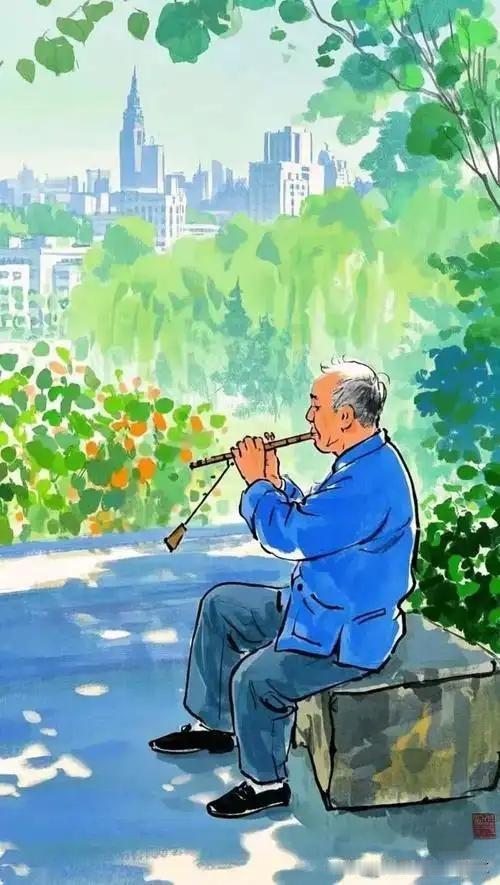 《平甫见招不欲往·其一》
——宋·姜夔
老去无心听管弦，
病来杯酒不相便。
人生