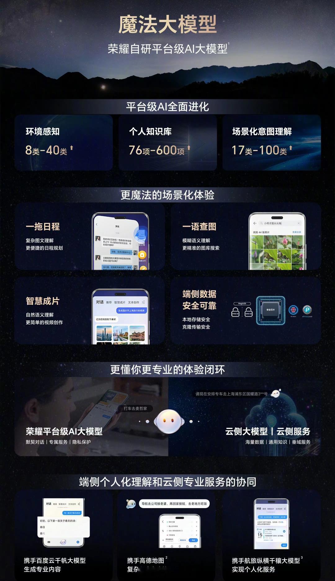 有点意思，今年有一个很明显的趋势就是各家都开始卷自己的大模型了，也就是让智能手机