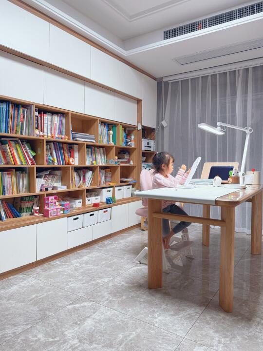 孩子表示很满意‼9月准小学生的客厅学习区