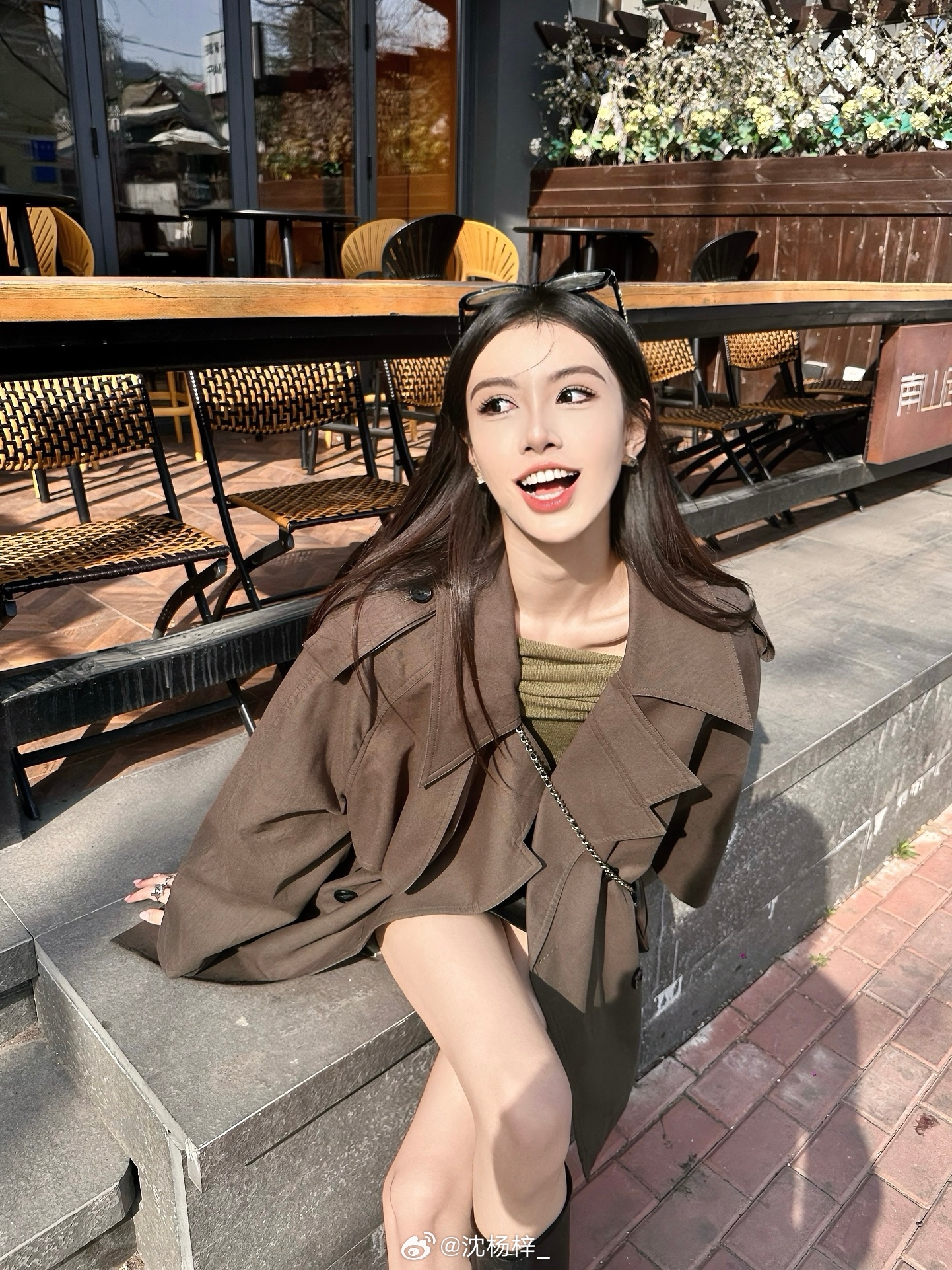 笑起来都是好天气🌿☀️今天穿什么ootd  ​​​