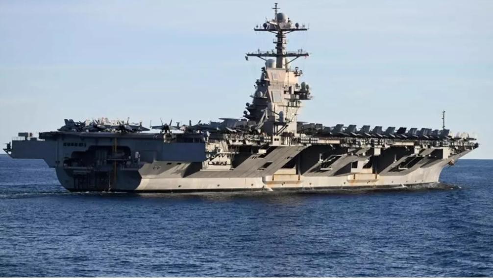 美国“福特号”航空母舰抵达加勒比海
美国11月16日宣布“福特”号航空母舰抵达加