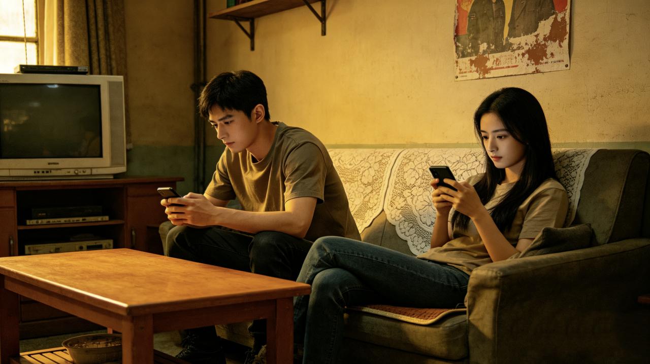 赵磊和孙怡恋爱三年，从没吵过大架。
他们的相处模式很固定——他发拼多多链接，她帮