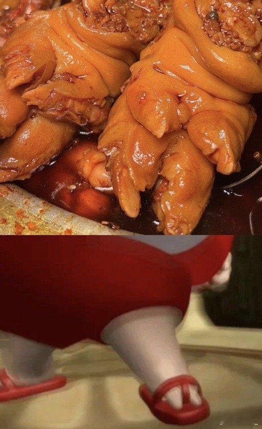 广东猪蹄好吃的原因找到了 作为广东名猪ggb的运动量是杠杠的[拜托][拜托]每天