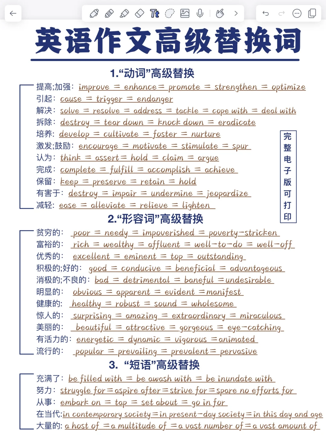 英语作文替换词！阅卷老师直呼高级！太赞了