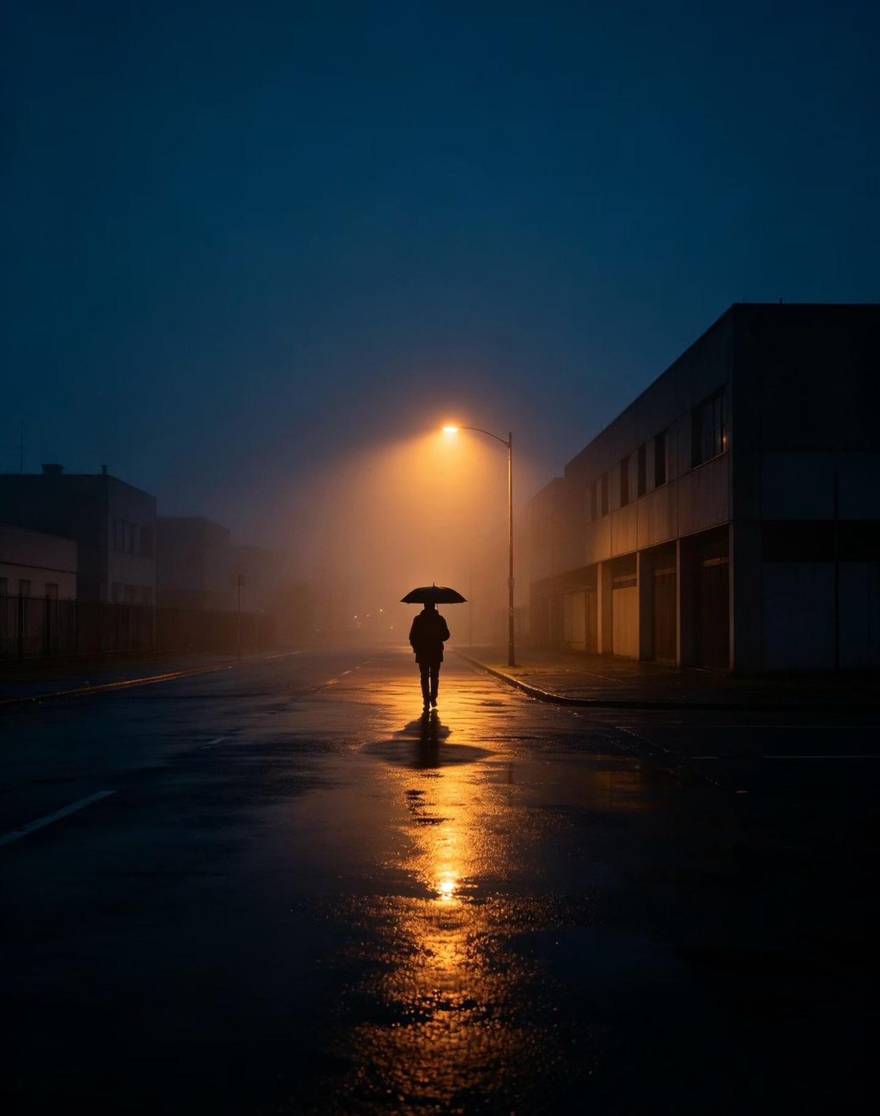 黑夜赶路的人，
心里最踏实的不是路有多平坦，
是远处总有一盏灯亮着。
人生漫漫长